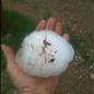 Softball size hail